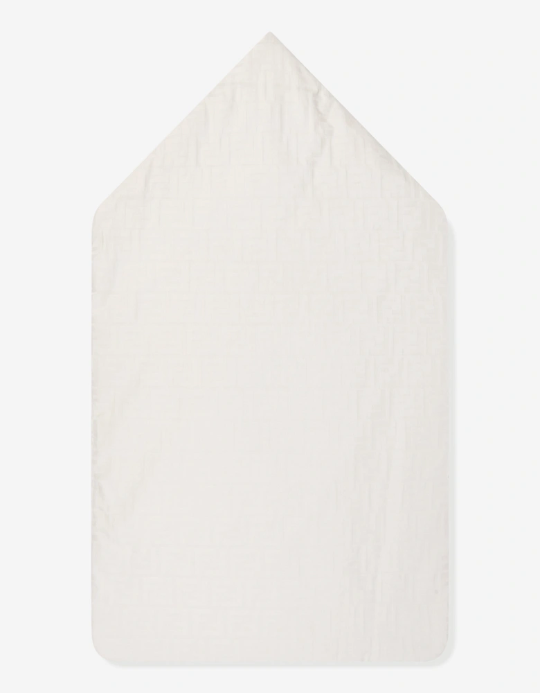 Baby Cotton Jacquard Nest in Beige (88cm)