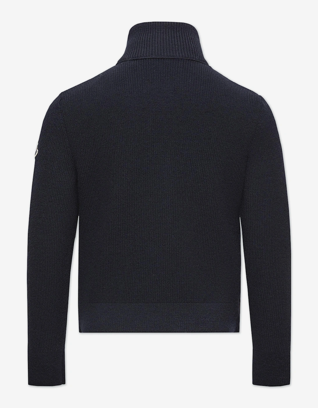 Boys Down Padded Zip Up Cardigan in Navy