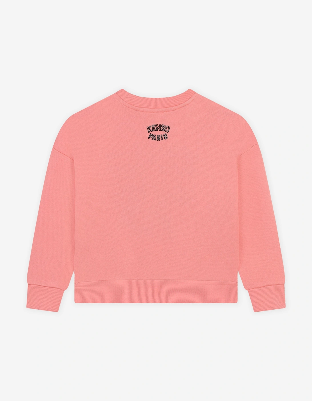 Girls Tiger Logo Sweatshirt in Pink
