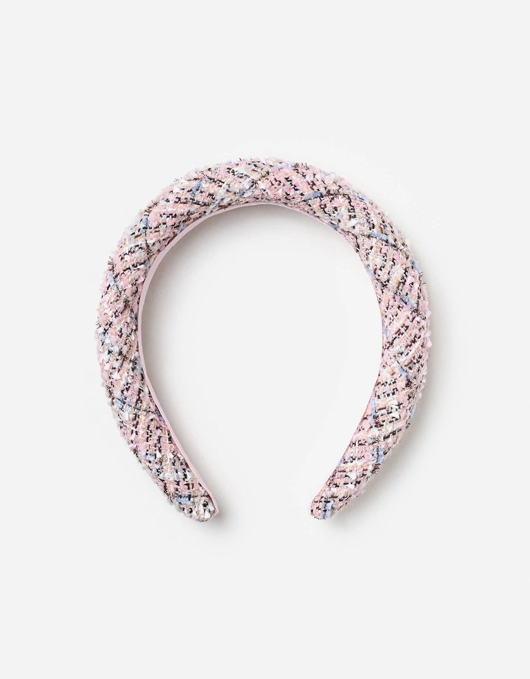 Girls Boucle Crystal Headband in Pink, 5 of 4