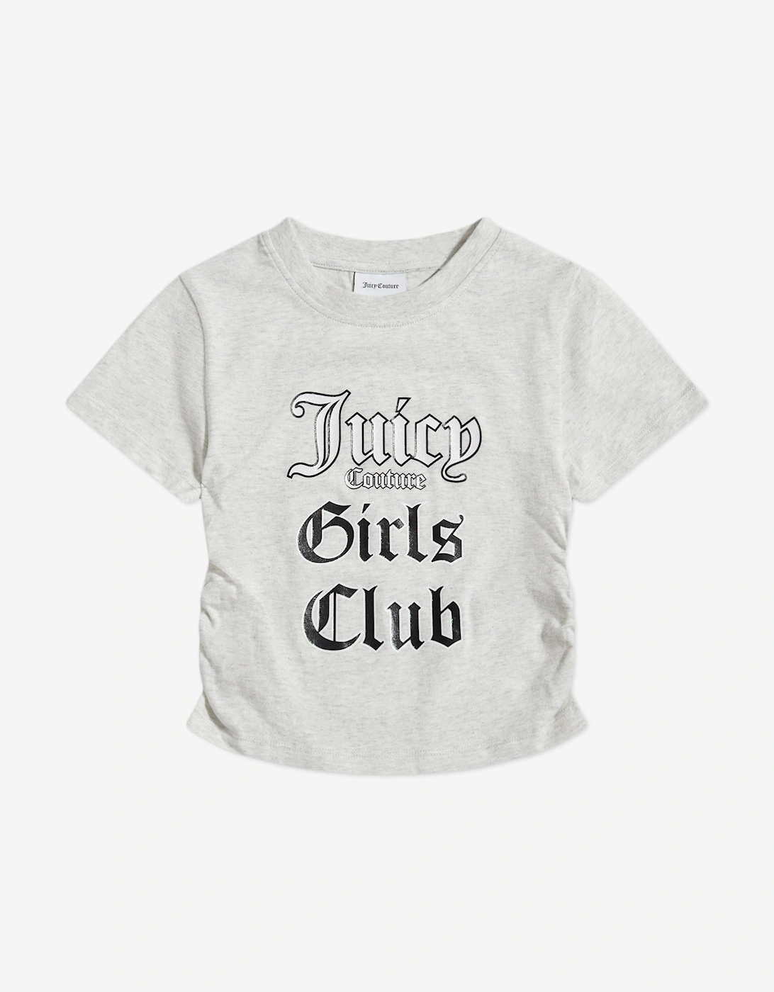 Girls Slogan T-Shirt in Grey, 5 of 4