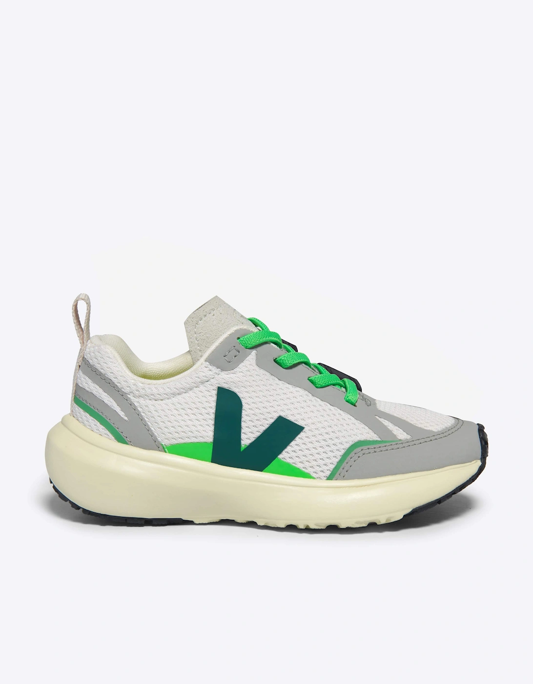 Kids Light Alveomesh Canary Trainers in White, 6 of 5