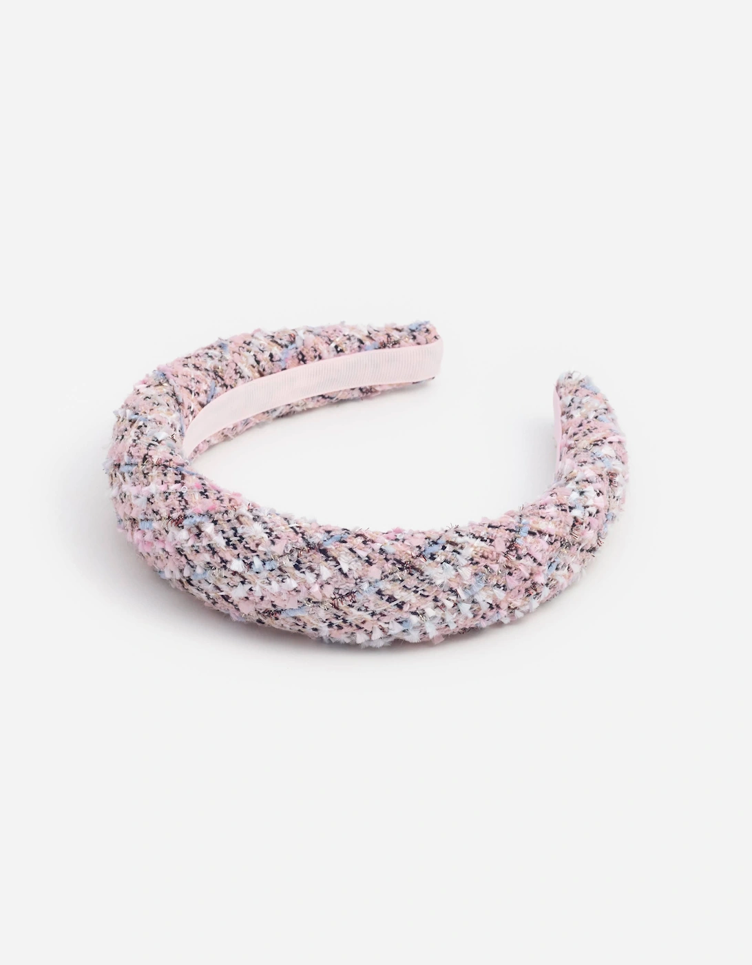 Girls Boucle Crystal Headband in Pink