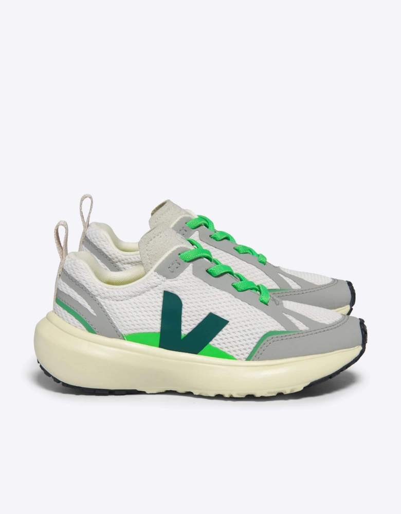 Kids Light Alveomesh Canary Trainers in White