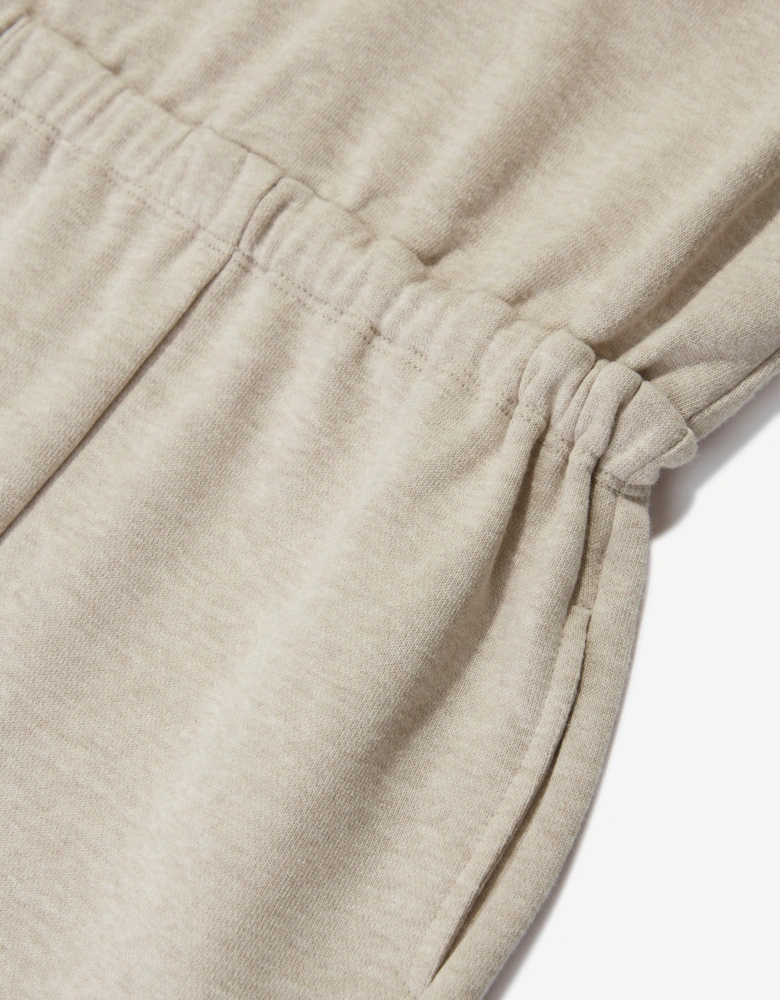 Girls Sleeveless Playsuit in Beige