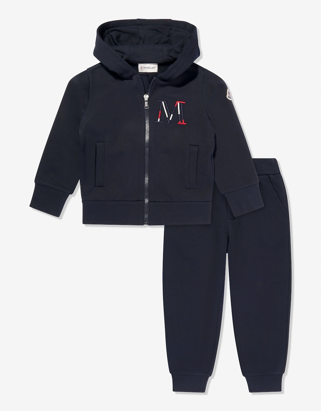 Moncler Enfant Boys Logo Tracksuit in Navy - Blue - Size: 4 years