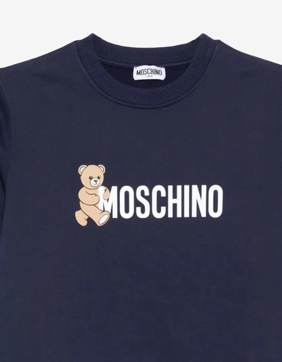 Kids Teddy Bear Logo Sweatshirt in Navy