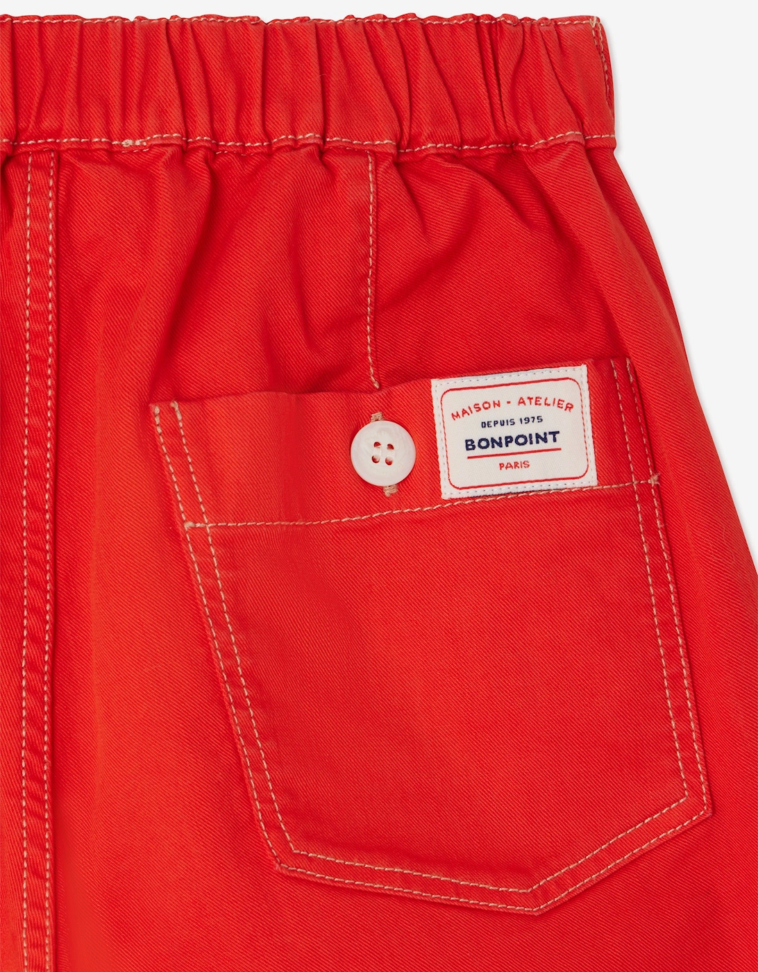 Boys Elgar Shorts in Red