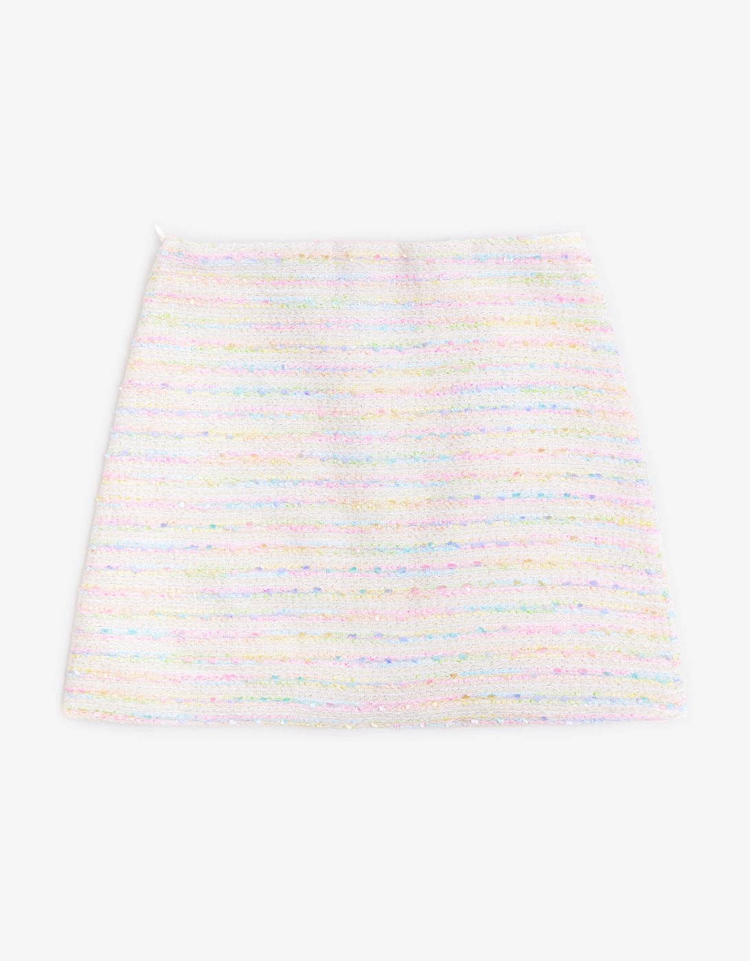BCBGMAXAZRIA Girls Tweed Pencil Skirt in Ivory