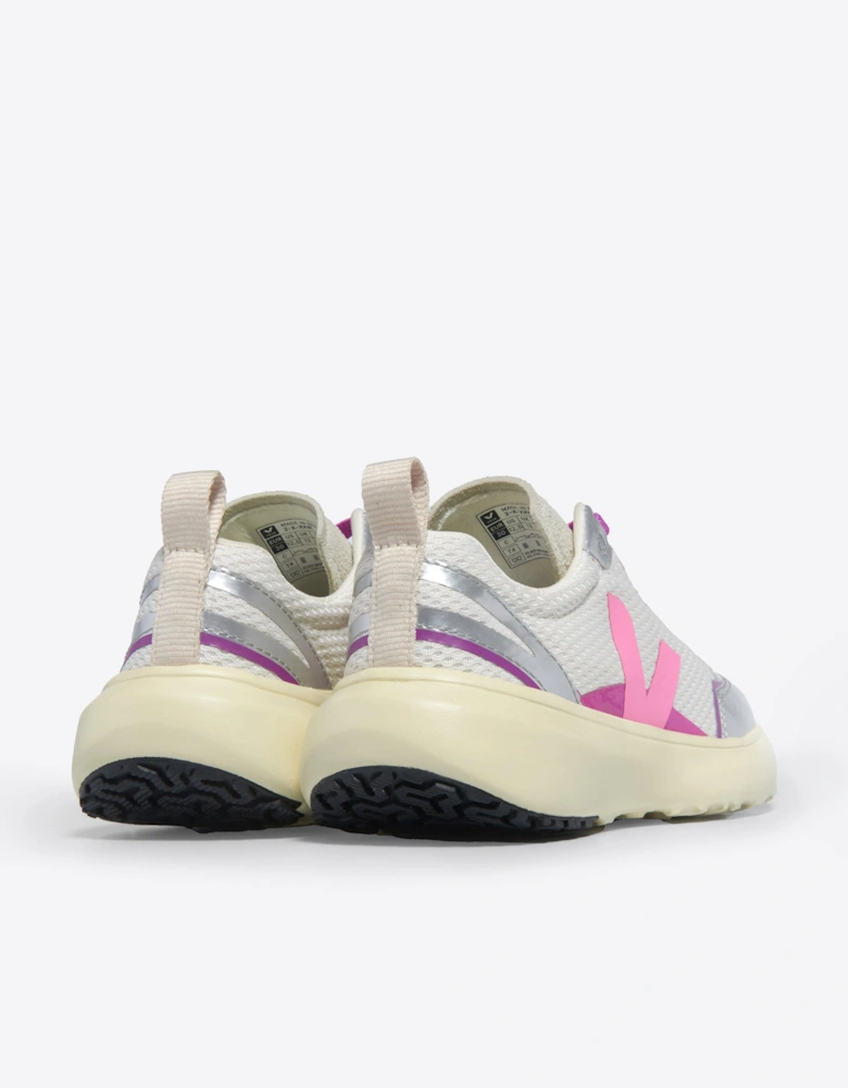 Girls Light Alveomesh Canary Trainers in Silver