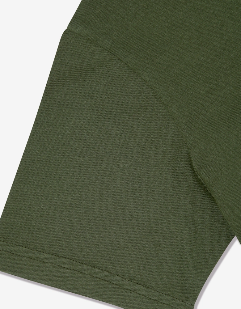 Kids Maple Leaf Logo T-Shirt in Green
