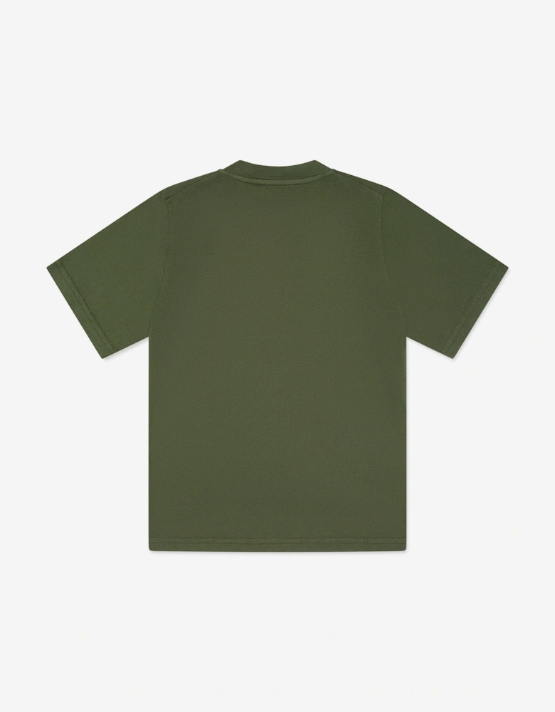 Kids Maple Leaf Logo T-Shirt in Green