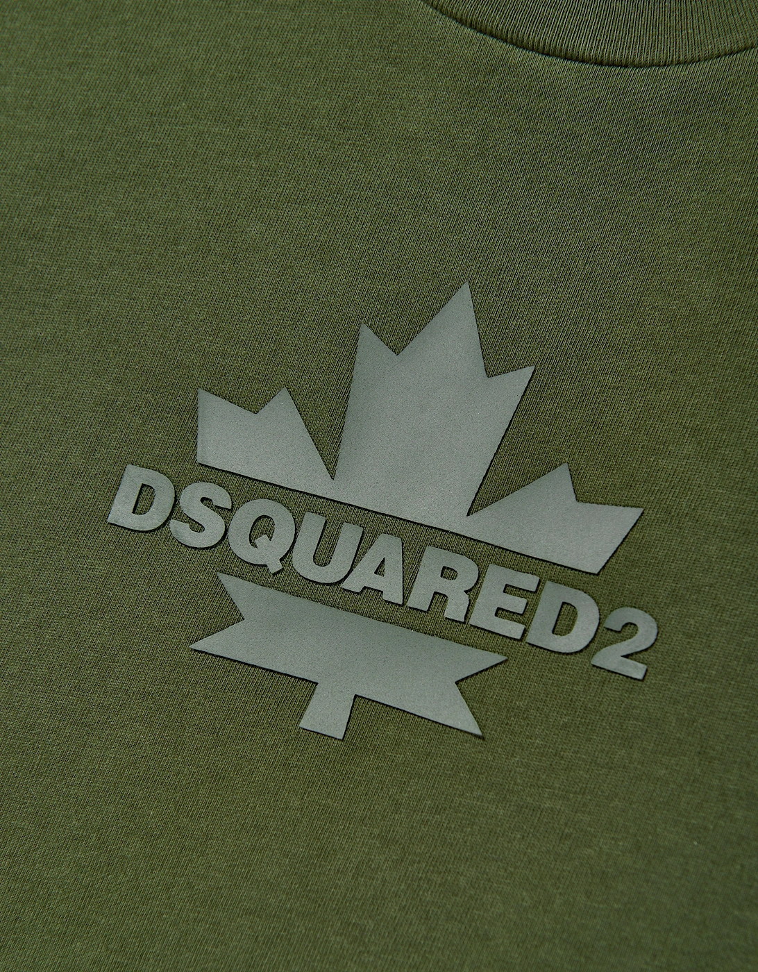 Kids Maple Leaf Logo T-Shirt in Green