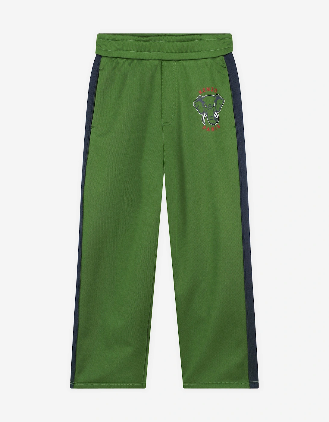 Kids Elephant Track Pants in Green, 5 of 4