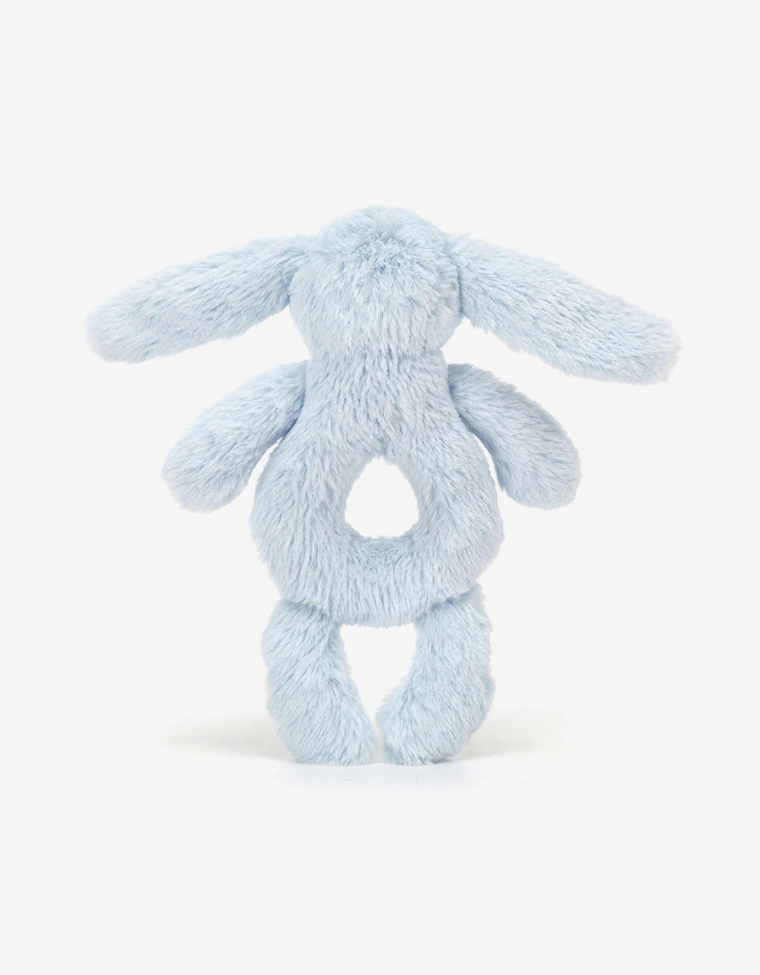 Bashful Bunny Ring Rattle in Blue (18 CM)