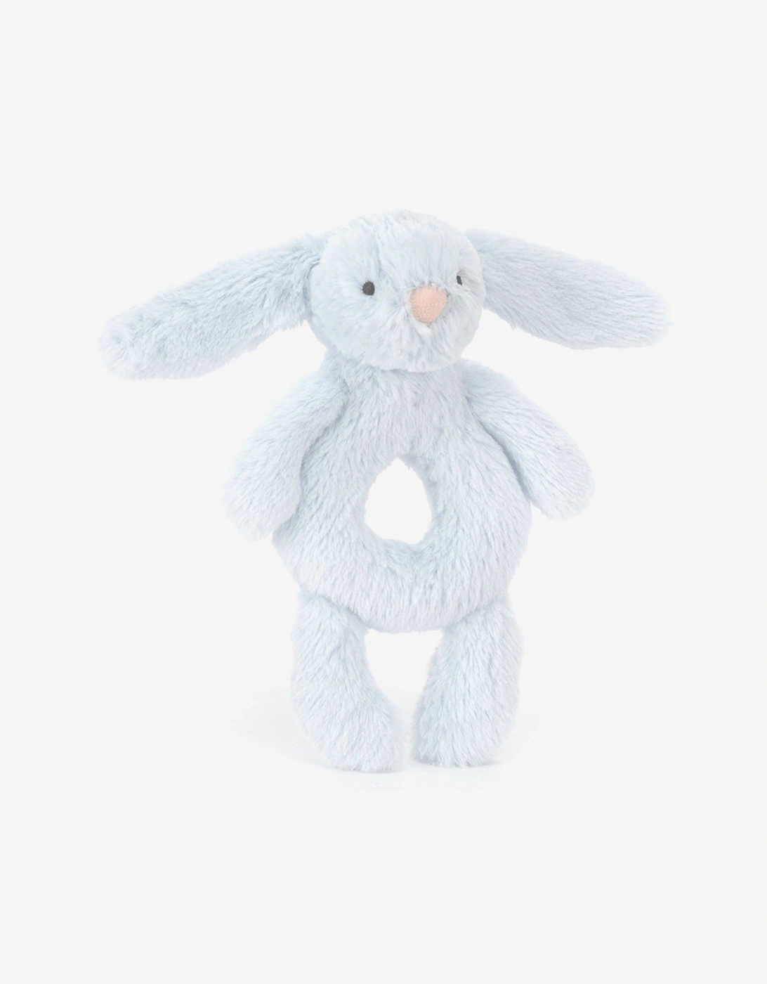 Bashful Bunny Ring Rattle in Blue (18 CM), 5 of 4