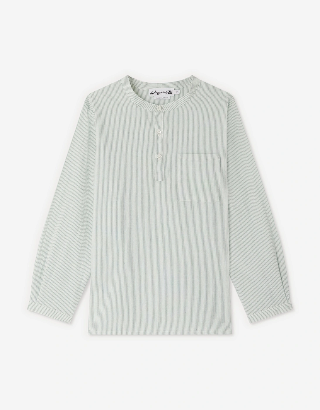 Boys Artiste Shirt in Green, 6 of 5