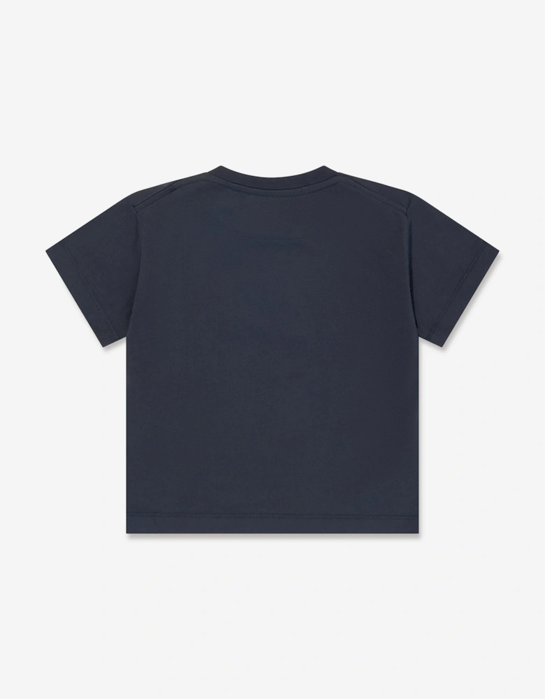 C.P. Company Boys Logo T-Shirt in Navy