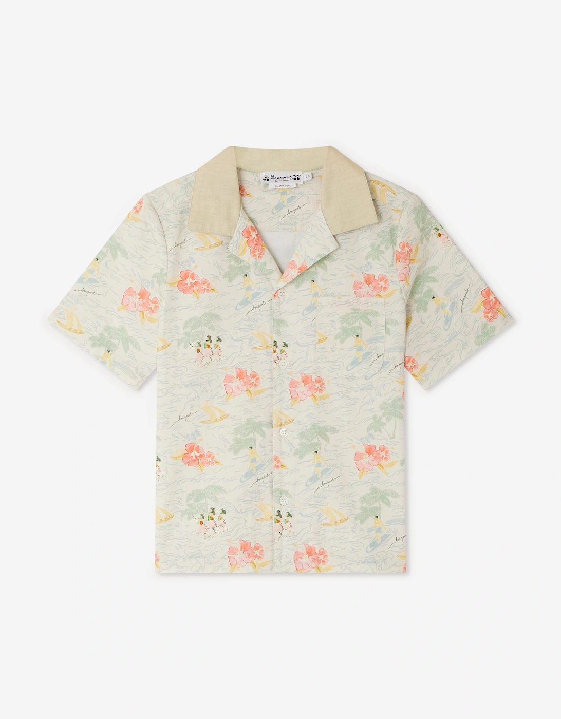 Boys Steve Shirt in Blue, 6 of 5