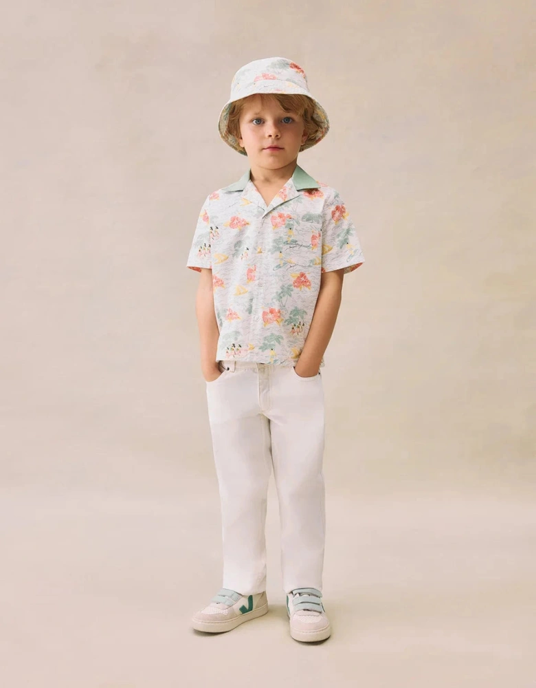 Boys Steve Shirt in Blue