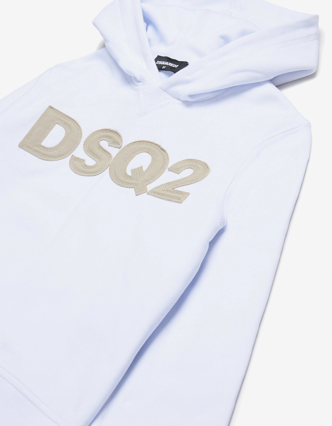 Kids Logo Hoodie in White