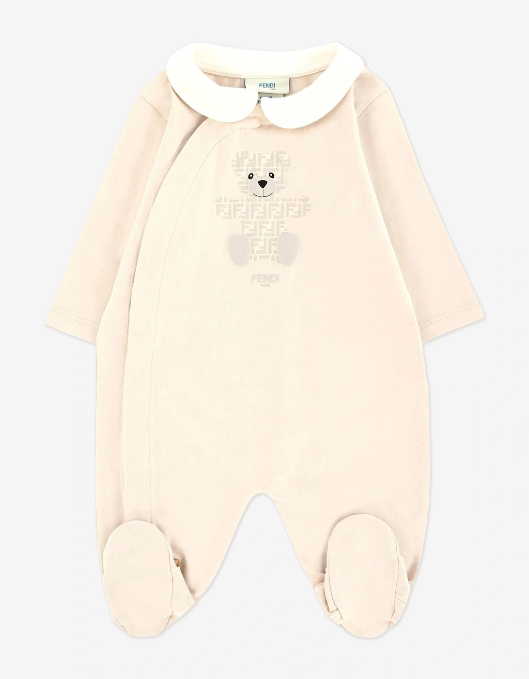 Baby Bear Babygrow Set in Beige