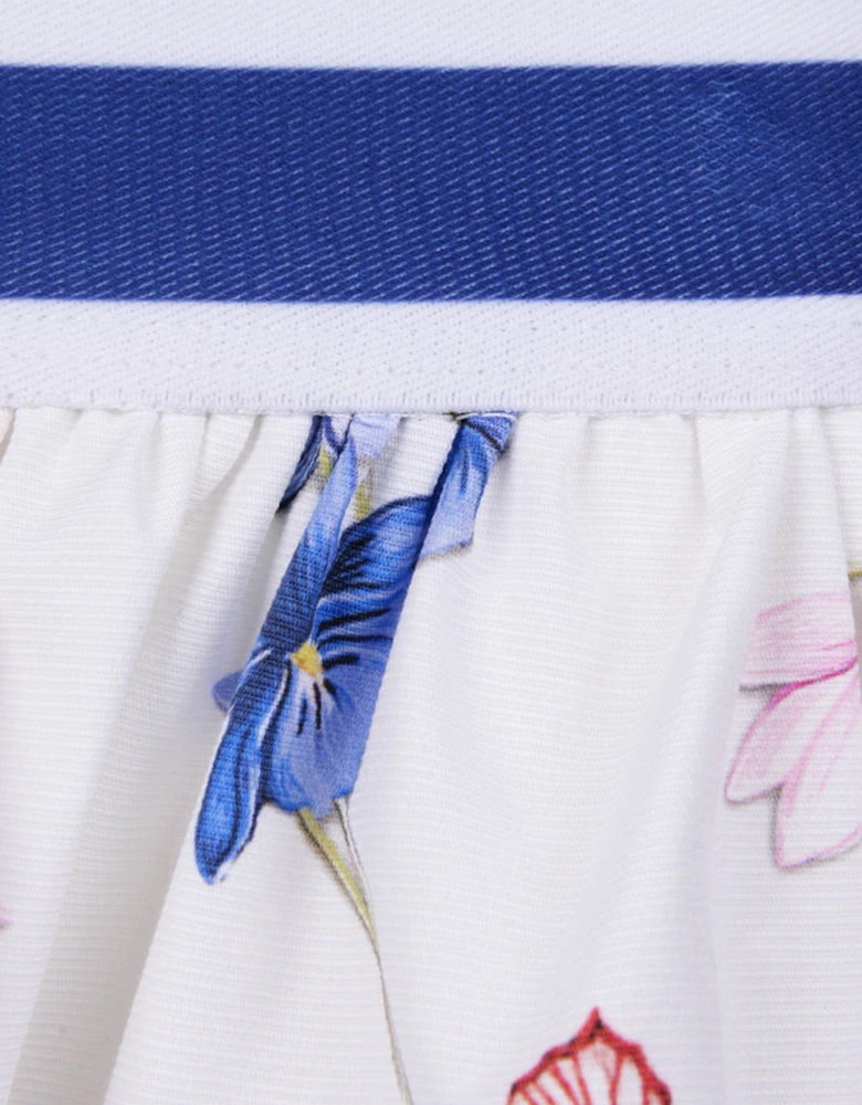 Girls Skirt - Cotton Floral Skirt