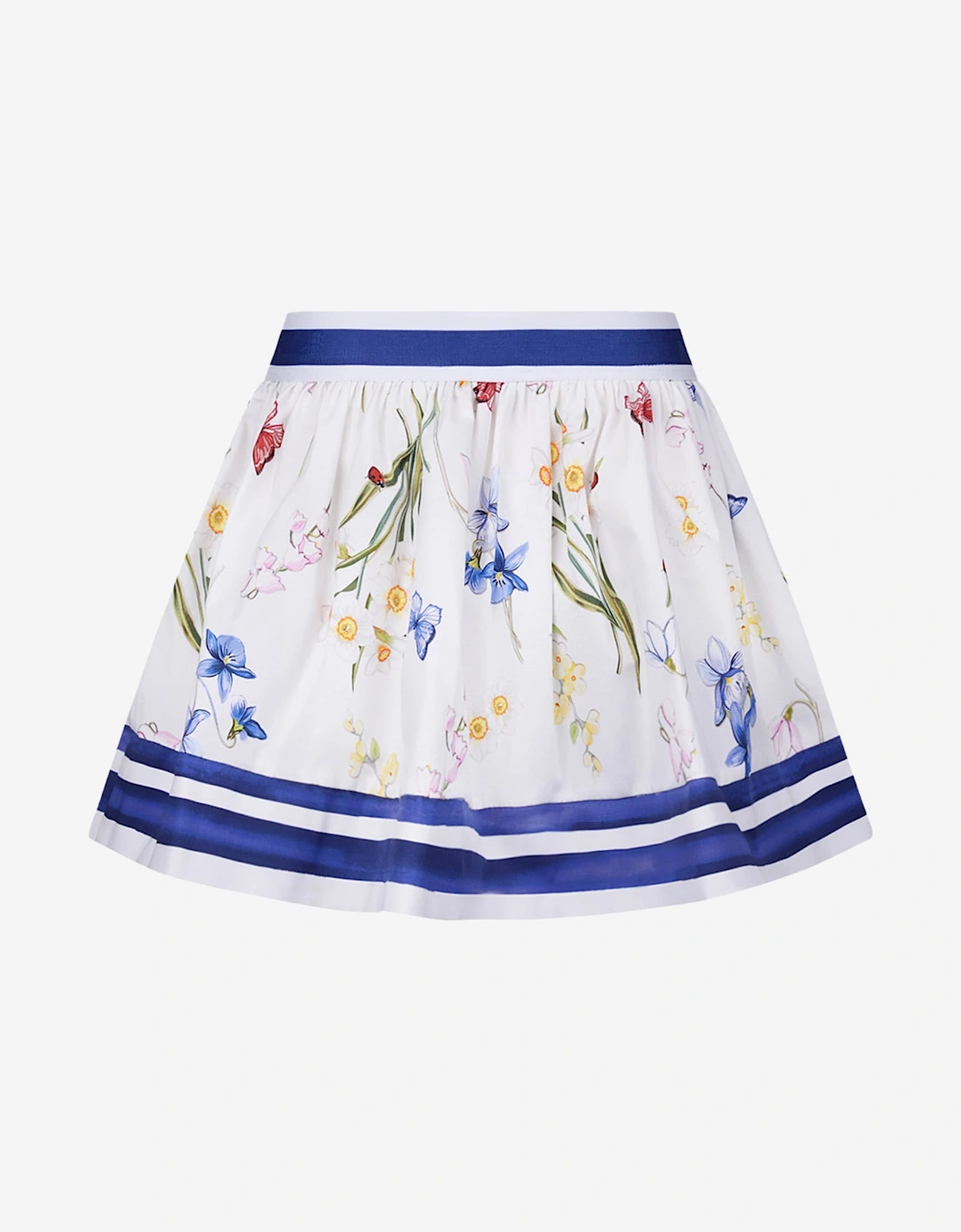 Girls Skirt - Cotton Floral Skirt