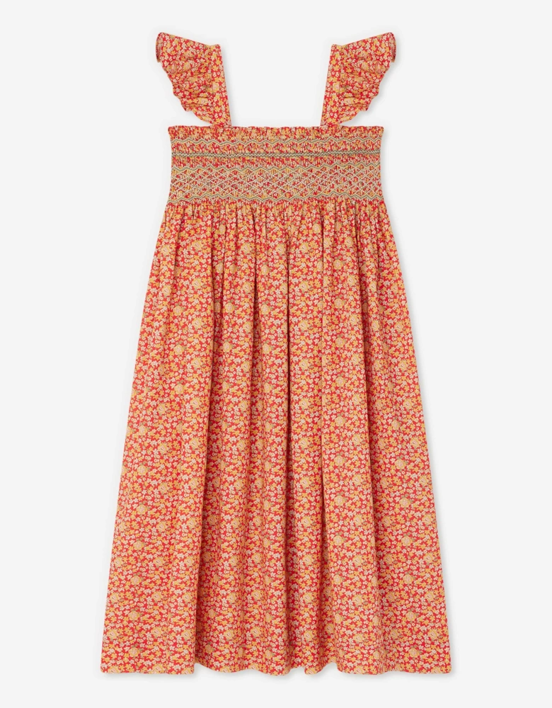 Girls Frances Dress in Red