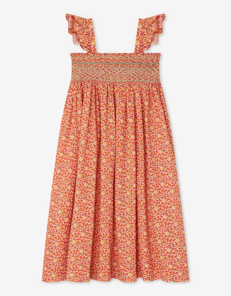 Girls Frances Dress in Red