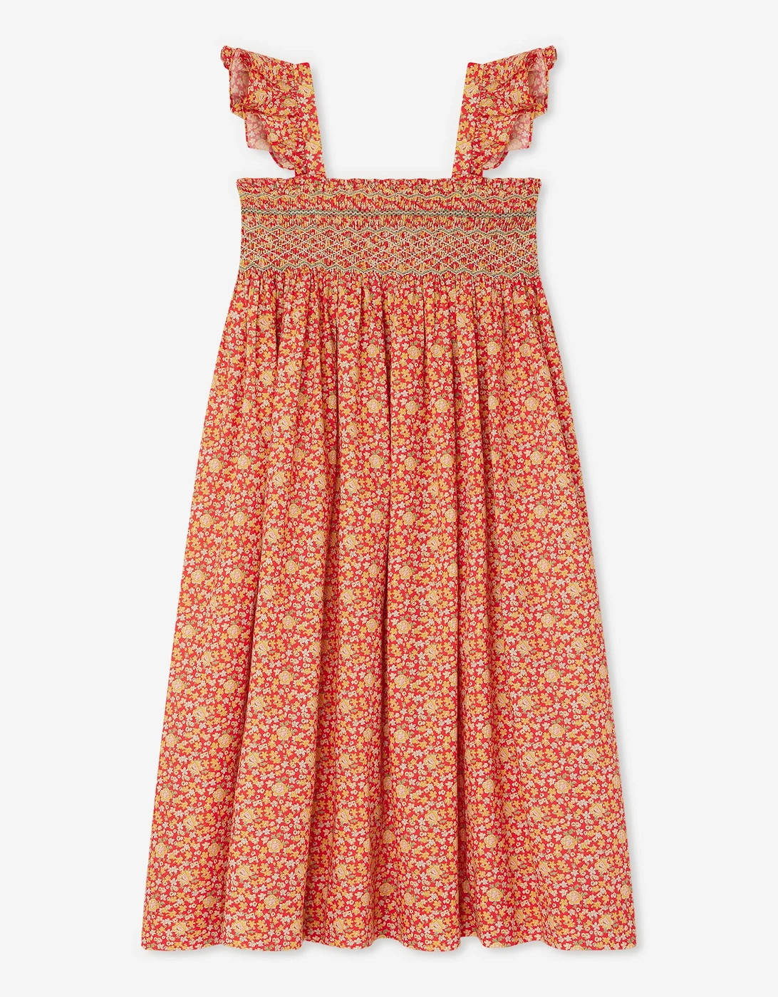 Girls Frances Dress in Red