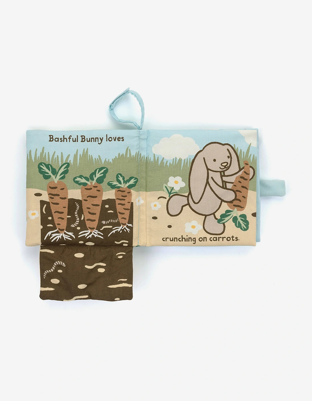 Bashful Bunny Loves You Book in Blue