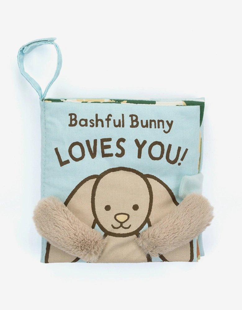 Bashful Bunny Loves You Book in Blue