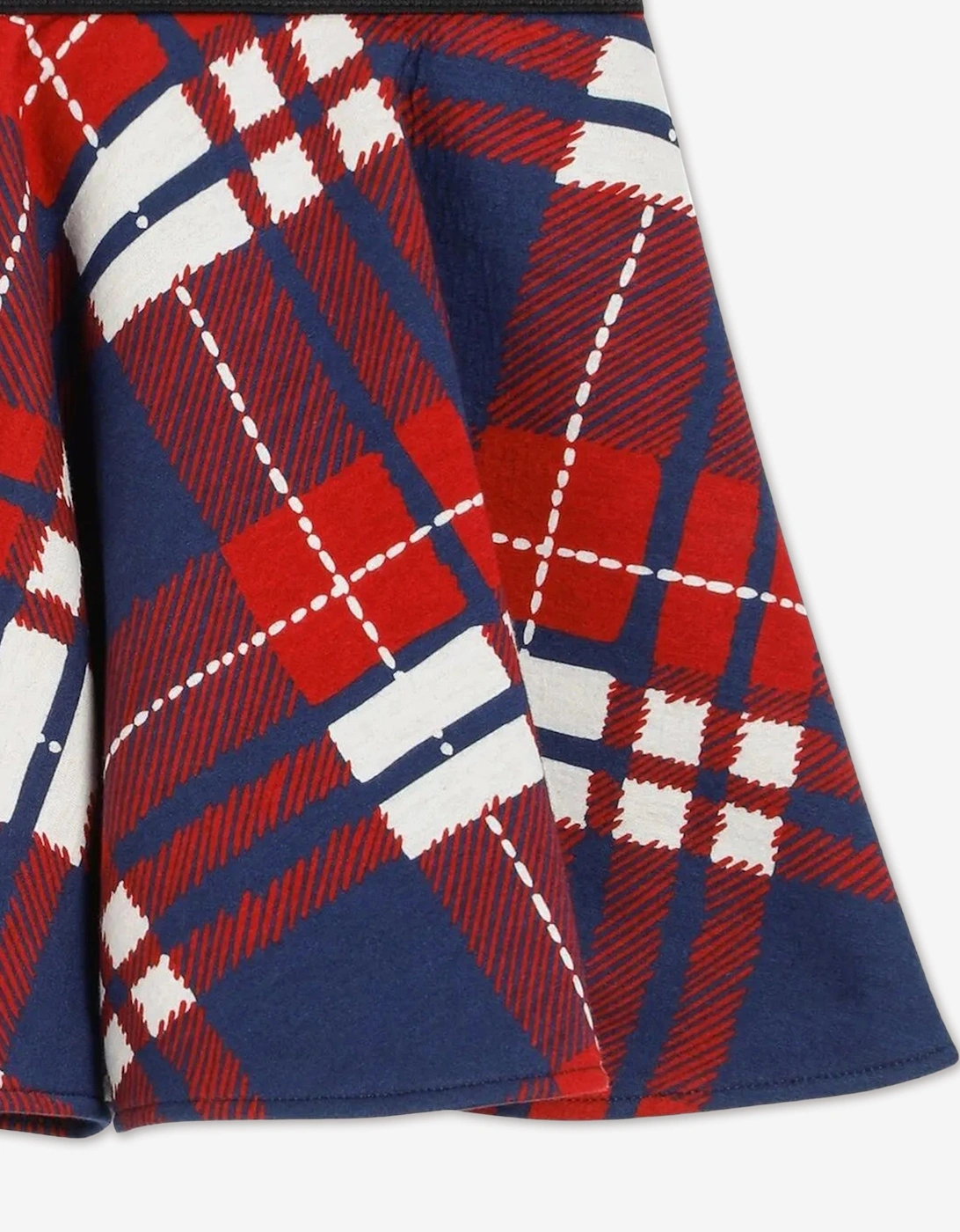 Girls Tartan Skirt in Red