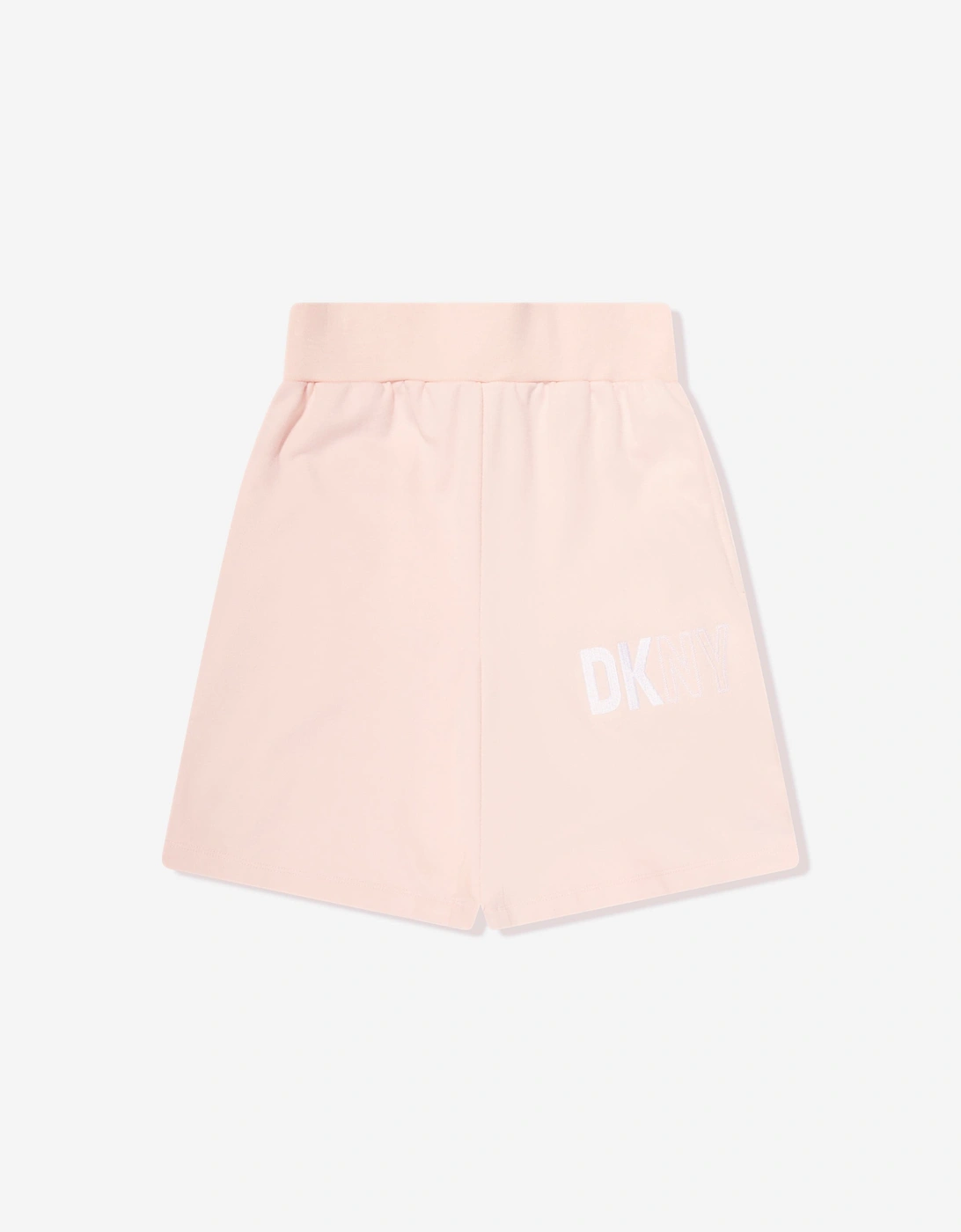 DKNY DKNY Kids Logo Bermuda Shorts in Pink
