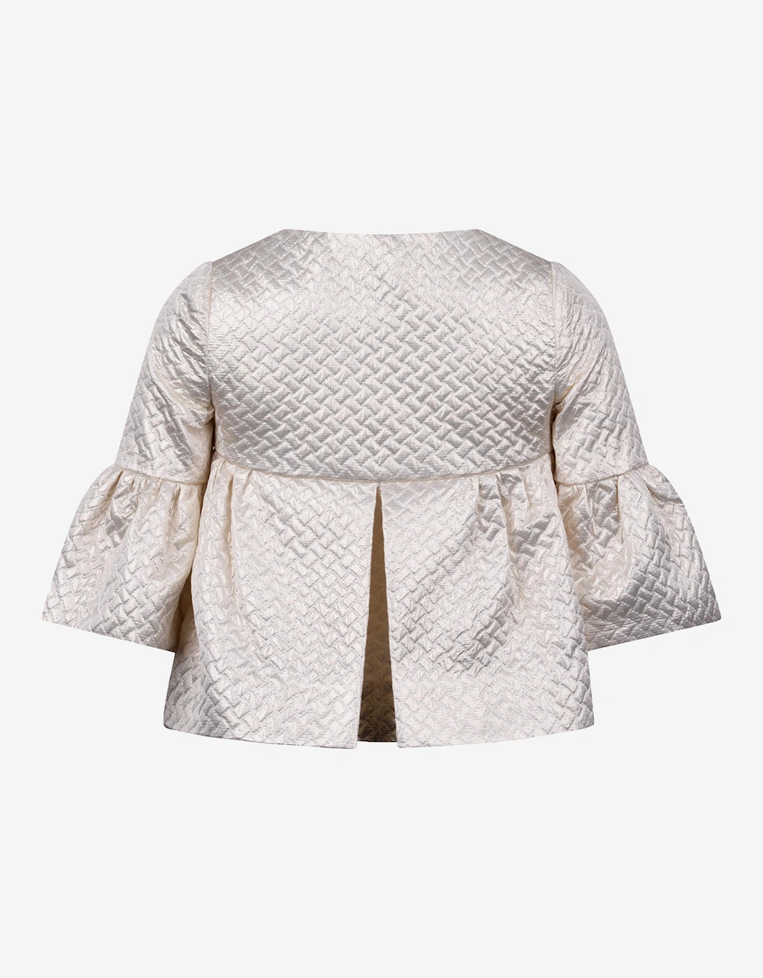 Girls Jacket - Metallic Quilted Jacket