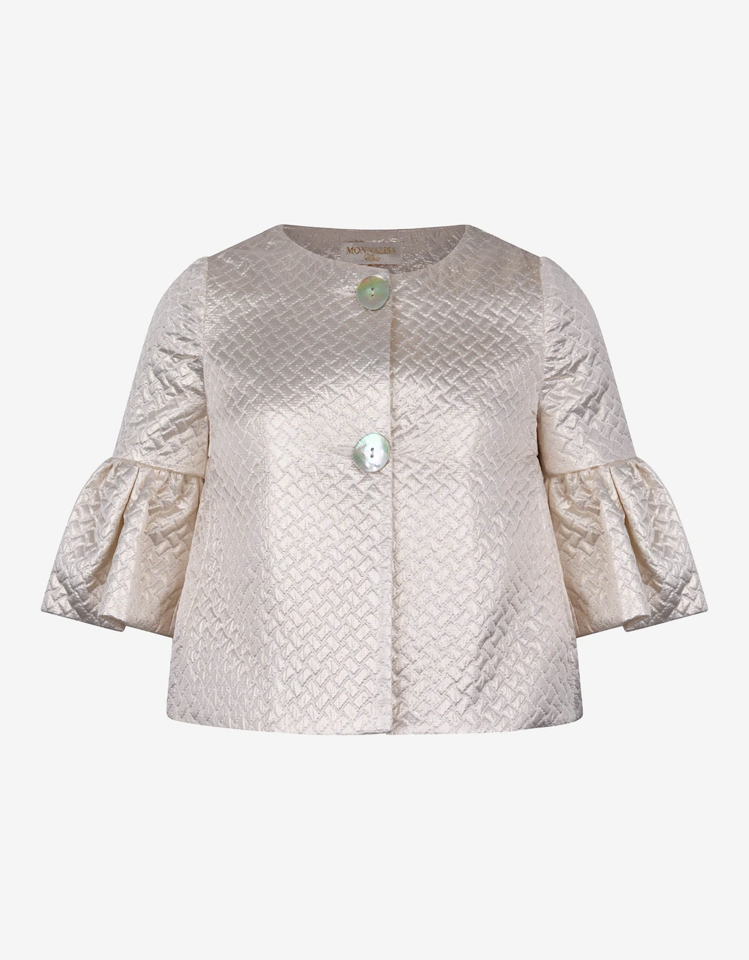 Girls Jacket - Metallic Quilted Jacket, 5 of 4
