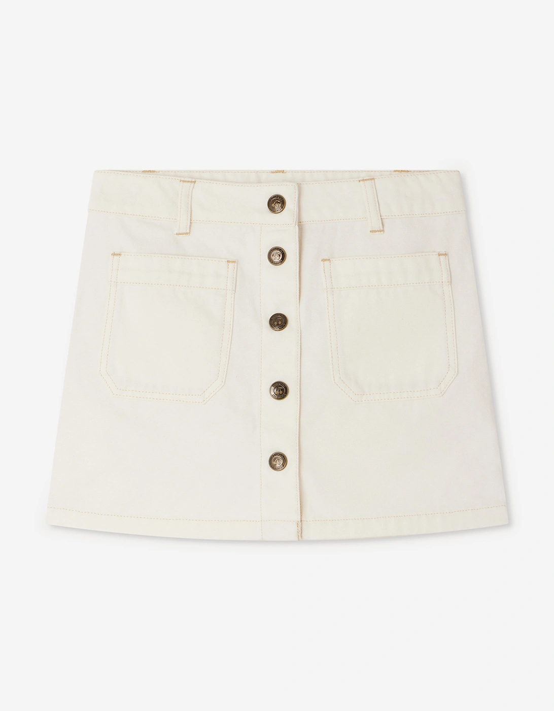 Girls Elise Skirt in Ivory, 5 of 4
