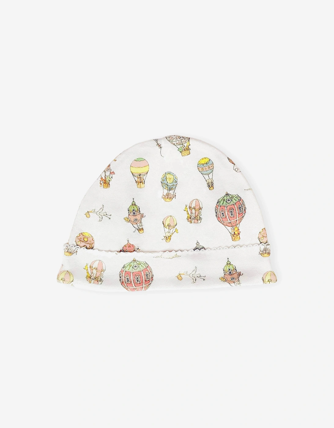 Baby Hot Air Balloons Hat in White, 3 of 2