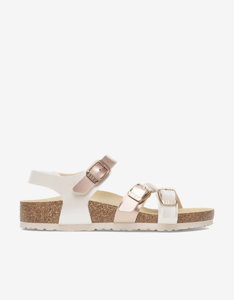 Girls Kumba BF Sandals in Ivory