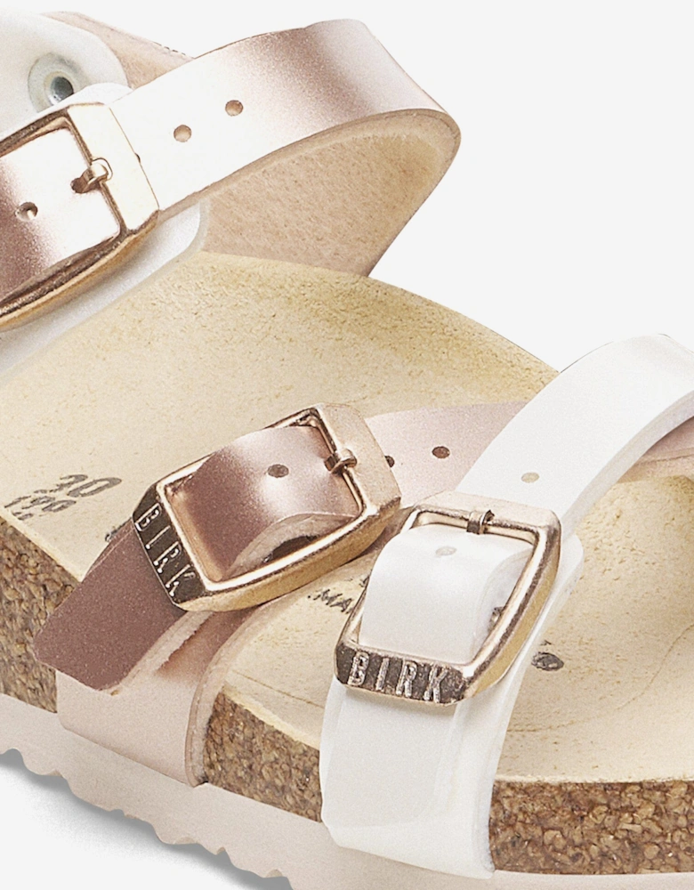 Girls Kumba BF Sandals in Ivory