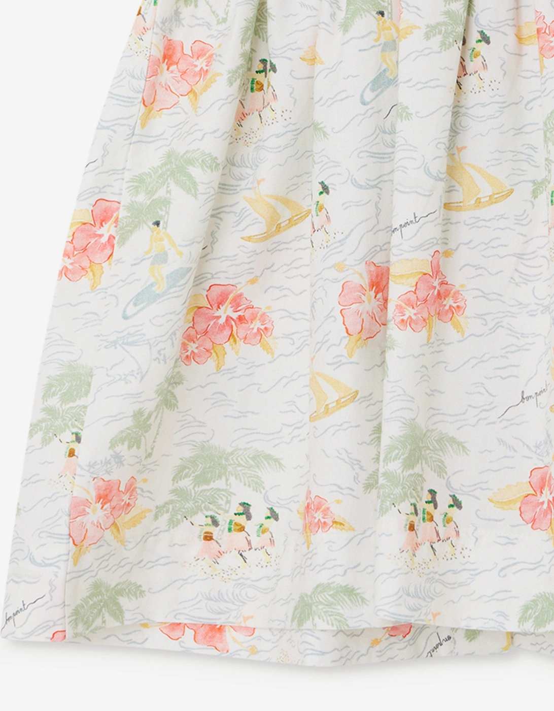 Girls Floral Gisele Dress in Blue