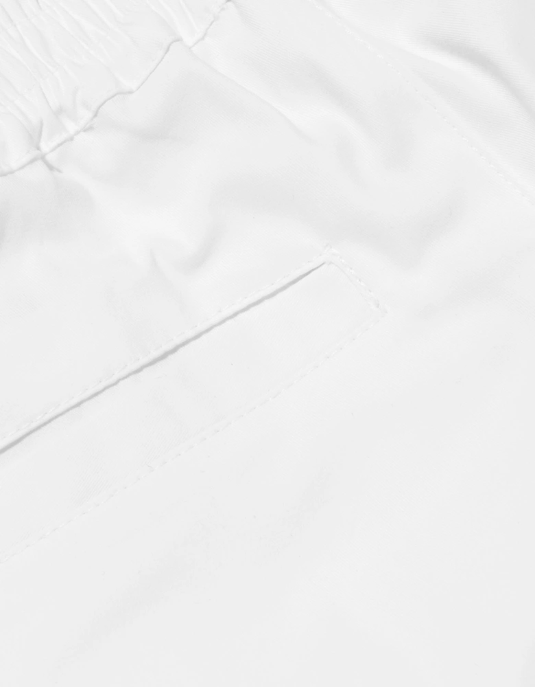 Boys Logo Bermuda Shorts in White