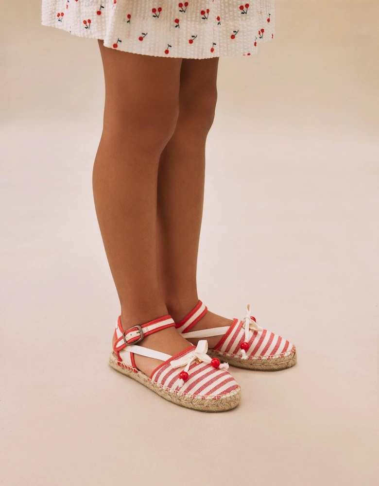 Girls Evila Sandals in Red