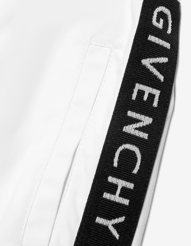 Boys Logo Bermuda Shorts in White