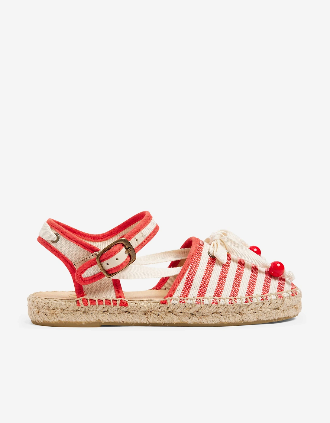Girls Evila Sandals in Red, 6 of 5