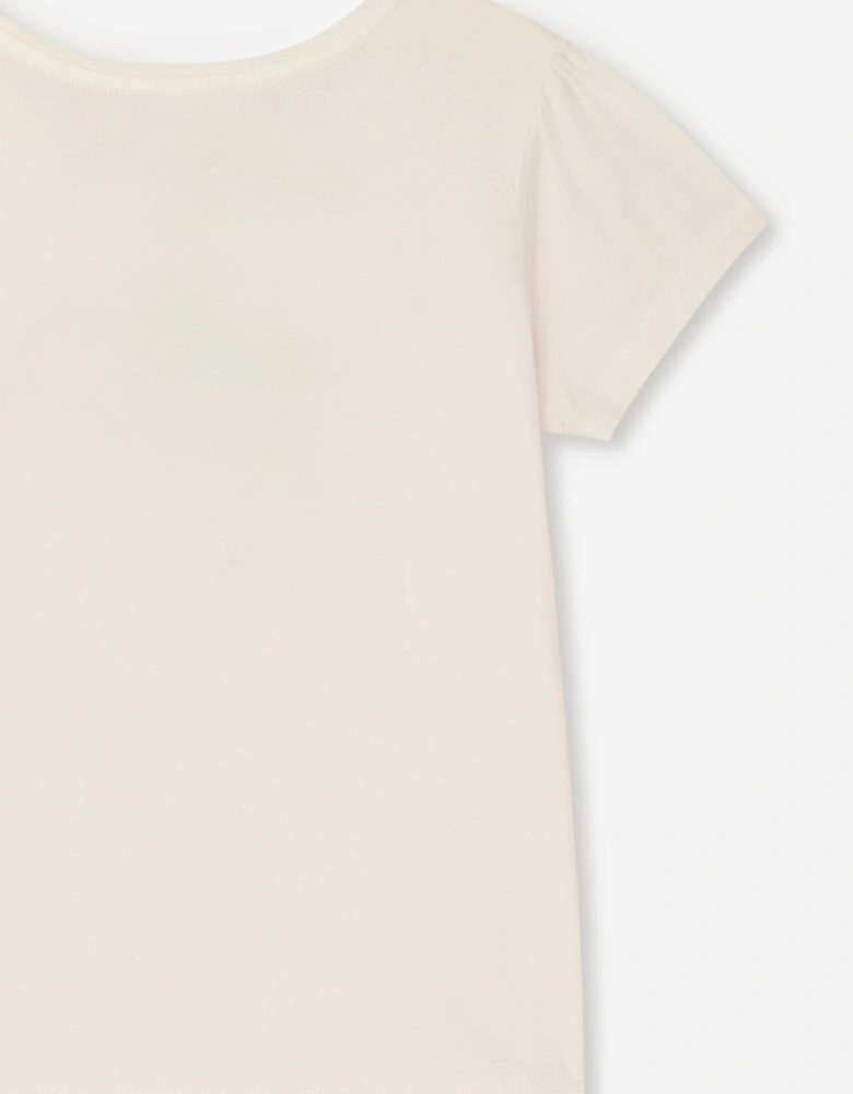 Girls Capricia T-Shirt in Ivory