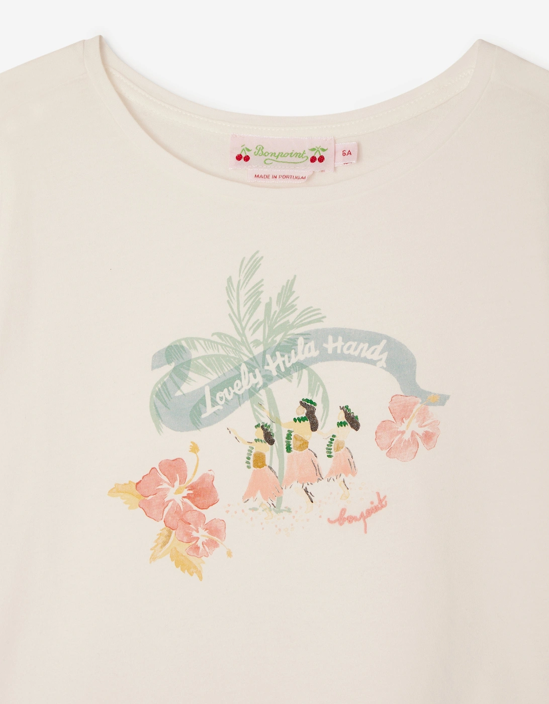 Girls Capricia T-Shirt in Ivory
