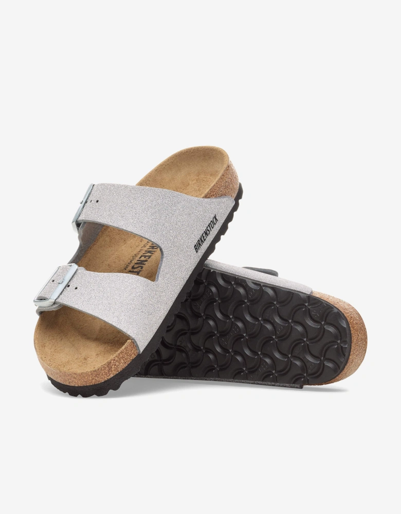 BIRKENSTOCK Girls Arizona BF Sandals in Silver