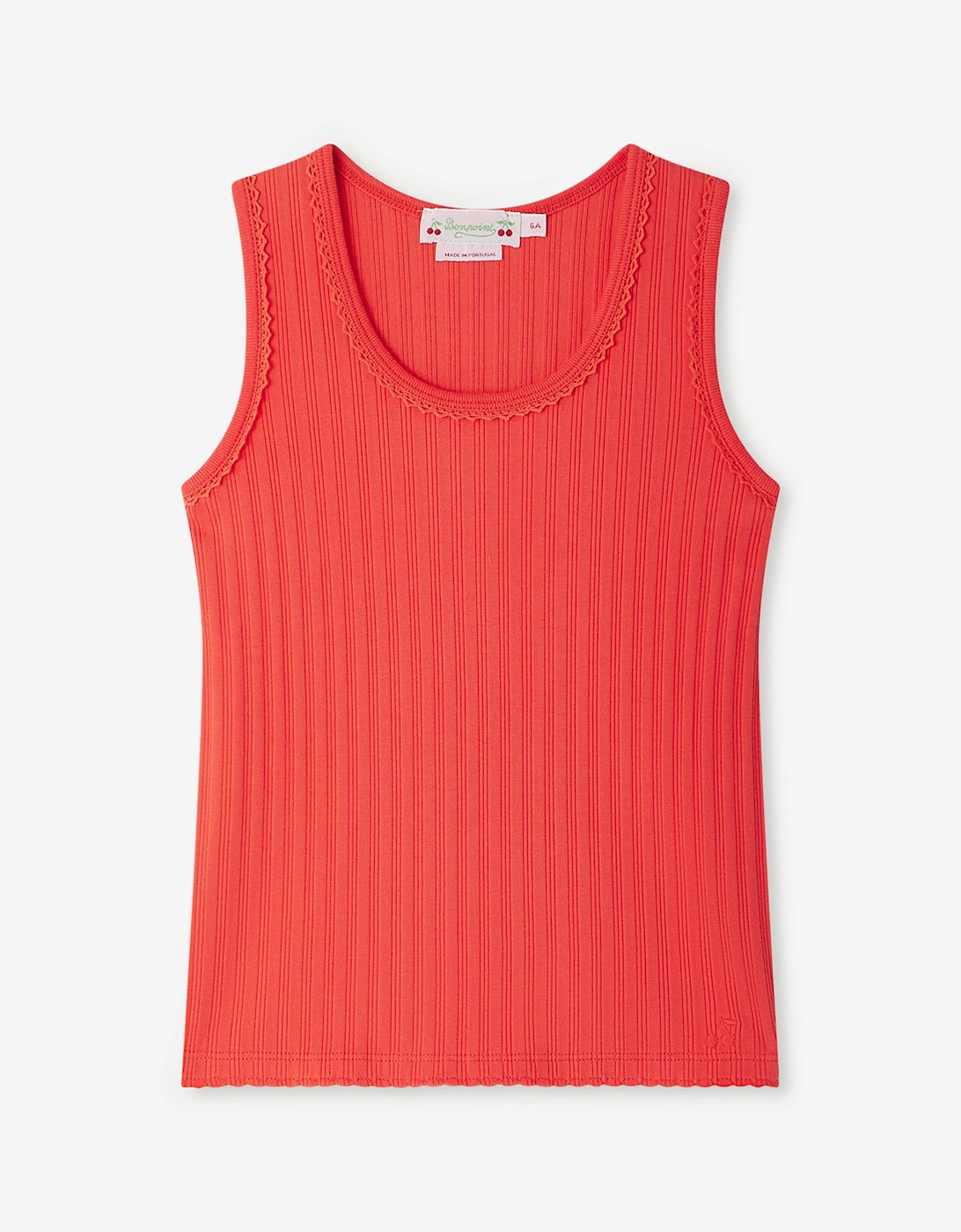 Girls Edina Sleeveless Top in Red, 5 of 4